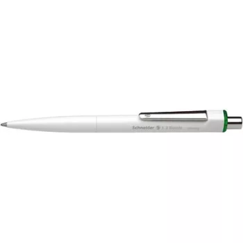   Golyóstoll, 0,5 mm, nyomógombos, SCHNEIDER "K3 Biosafe", zöld 10 db