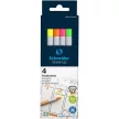 Szövegkiemelő toll készlet, 1-4 mm, SCHNEIDER "Shine-Up", 4 különböző szín 4 db