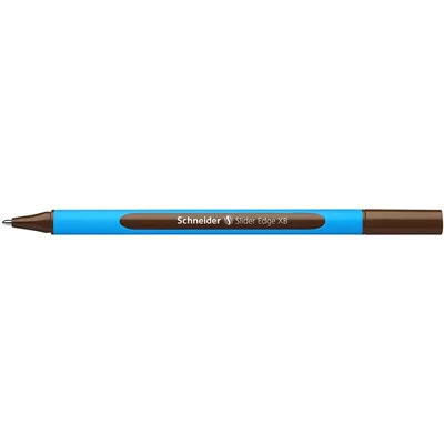 Golyóstoll, 0,7 mm, kupakos, SCHNEIDER "Slider Edge XB", barna 1 db