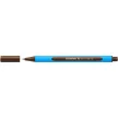 Golyóstoll, 0,7 mm, kupakos, SCHNEIDER "Slider Edge XB", barna 1 db