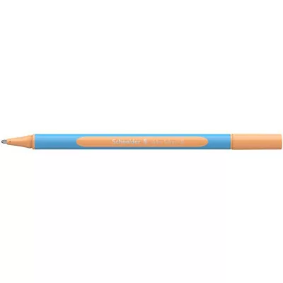 Golyóstoll, 0,7 mm, kupakos, SCHNEIDER "Slider Edge XB Pastel", barack 1 db
