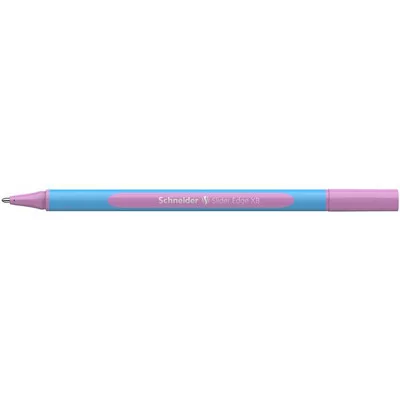 Golyóstoll, 0,7 mm, kupakos, SCHNEIDER "Slider Edge XB Pastel", lila 1 db