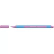 Golyóstoll, 0,7 mm, kupakos, SCHNEIDER "Slider Edge XB Pastel", lila 1 db