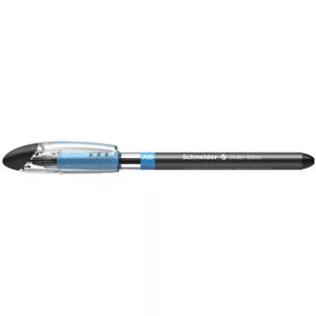   Golyóstoll, 0,7 mm, kupakos, SCHNEIDER "Slider Basic XB", fekete 1 db