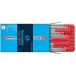 Golyóstoll, 0,5 mm, kupakos, SCHNEIDER "Tops 505 M", piros 1 db