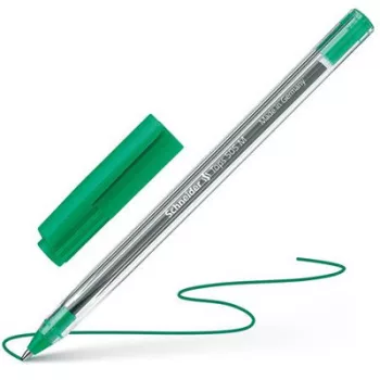   Golyóstoll, 0,5 mm, kupakos, SCHNEIDER "Tops 505 M", zöld 1 db
