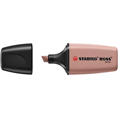 Szövegkiemelő, 1-4 mm, STABILO "Boss Mini Nature vibes", sötétbarna 1 db