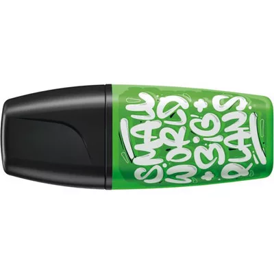 Szövegkiemelő, 2-5 mm, STABILO "Boss Mini Snooze One", zöld 1 db