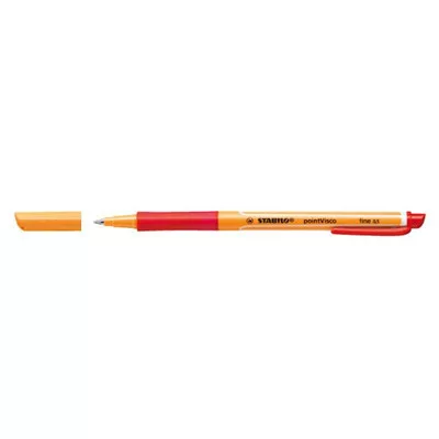 Rollertoll, 0,5 mm, STABILO "PointVisco", piros 1 db