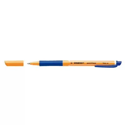 Rollertoll, 0,5 mm, STABILO "PointVisco", kék 1 db