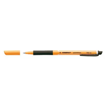 Rollertoll, 0,5 mm, STABILO "PointVisco", fekete 1 db