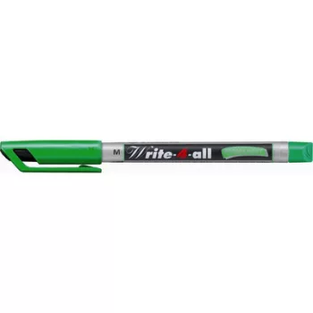   Alkoholos marker, 1 mm, kúpos, STABILO "Write-4-all", zöld