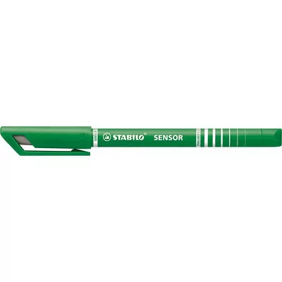 Tűfilc, 0,3 mm, STABILO "Sensor", zöld 1 db