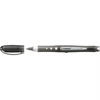   Rollertoll, 0,5 mm, STABILO "Worker+Colorful", fekete 1 db