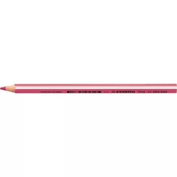   Színes ceruza, háromszögletű, vastag, STABILO "Trio thick", rózsaszín
