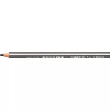   Színes ceruza, háromszögletű, vastag, STABILO "Trio thick", szürke