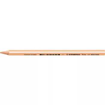   Színes ceruza, háromszögletű, vastag, STABILO "Trio thick", világos rózsaszín