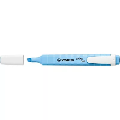 Szövegkiemelő, 1-4 mm, STABILO "Swing Cool Pastel", jeges kék 1 db