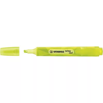 Szövegkiemelő, 1-4 mm, STABILO "Swing Cool", sárga 1 db