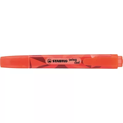 Szövegkiemelő, 1-4 mm, STABILO "Swing Cool", piros 1 db