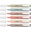 Szövegkiemelő készlet, 1-4 mm, STABILO "Swing cool NatureCOLORS", 6 különböző szín 6 db