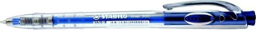 STABILO Liner 308" kék golyóstoll, kék tolltest"