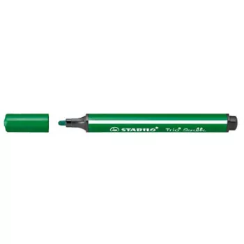   Filctoll, 1,5-2 mm, rugós hegy, STABILO "Trio Scribbi", zöld 1 db