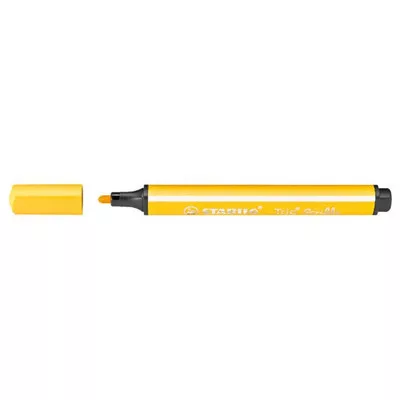 Filctoll, 1,5-2 mm, rugós hegy, STABILO "Trio Scribbi", sárga 1 db