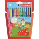 Filctoll készlet, 0,7 mm, STABILO "Trio A-Z", 12 különböző szín 12 db