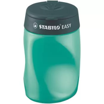   Hegyező, háromlyukú, tartályos, balkezes, STABILO "Easy", olajzöld 1 db