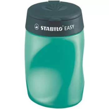   Hegyező, háromlyukú, tartályos, jobbkezes, STABILO "Easy", olajzöld 1 db