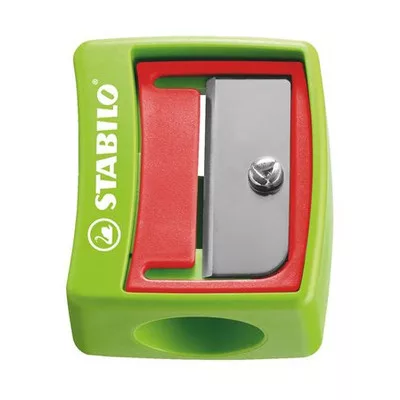 Hegyező, egylyukú, STABILO "Woody 3 in 1", vegyes színek (szín nem választható) 1 db