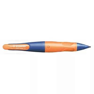 Nyomósirón, 1,4 mm, balkezes, STABILO "EasyErgo Start", kék/narancssárga 1 db