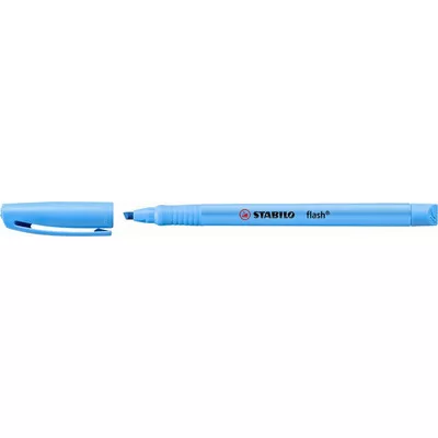 Szövegkiemelő, 1-3,5 mm, STABILO "Flash", kék 1 db