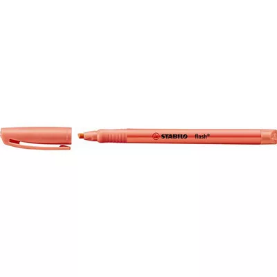 Szövegkiemelő, 1-3,5 mm, STABILO "Flash", piros 1 db