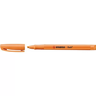 Szövegkiemelő, 1-3,5 mm, STABILO "Flash", narancssárga 1 db