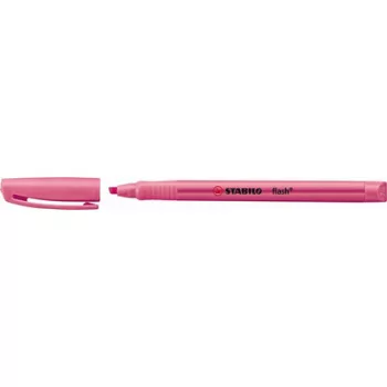   Szövegkiemelő, 1-3,5 mm, STABILO "Flash", rózsaszín 1 db