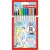 Ecsetirón készlet, STABILO "Pen 68 brush", 12 különböző szín 12 db