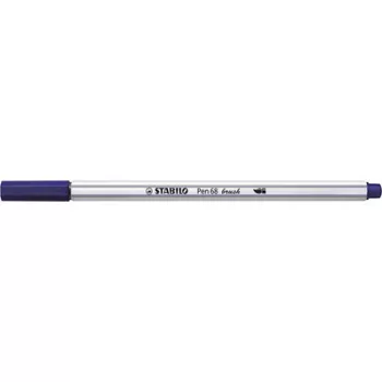   Ecsetirón, STABILO "Pen 68 brush", sötétkék ( ► KIFUTÓ) 1 db