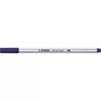 Ecsetirón, STABILO "Pen 68 brush", sötétkék ( ► KIFUTÓ) 1 db