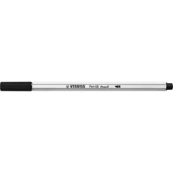 Ecsetirón, STABILO "Pen 68 brush", fekete 1 db