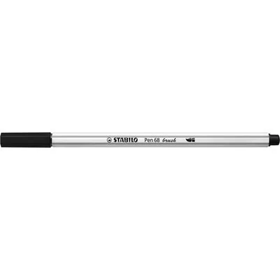 Ecsetirón, STABILO "Pen 68 brush", fekete 1 db