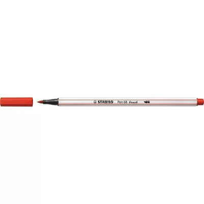Ecsetirón, STABILO "Pen 68 brush", piros 1 db