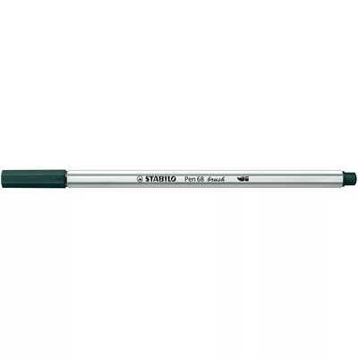Ecsetirón, STABILO "Pen 68 brush", földeszöld 1 db