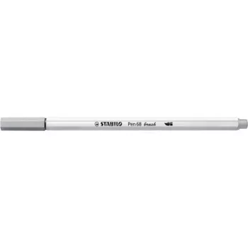   Ecsetirón, STABILO "Pen 68 brush", középszürke 1 db