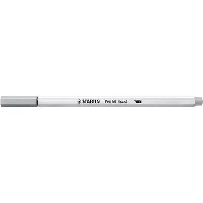 Ecsetirón, STABILO "Pen 68 brush", középszürke 1 db
