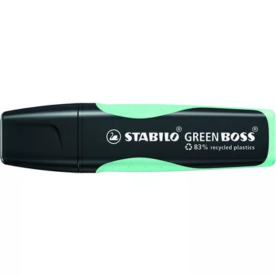 Szövegkiemelő, 2-5 mm, STABILO "Green Boss Pastel", türkiz