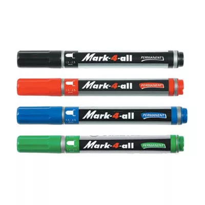 Alkoholos marker, 1,5-2,5 mm, kúpos, STABILO "Mark-4-all", zöld 1 db