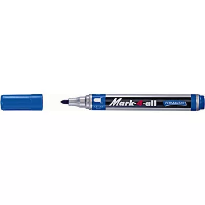 Alkoholos marker, 1,5-2,5 mm, kúpos, STABILO "Mark-4-all", kék 1 db