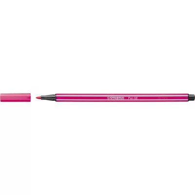Filctoll, 1 mm, STABILO "Pen 68", neon rózsaszín 1 db